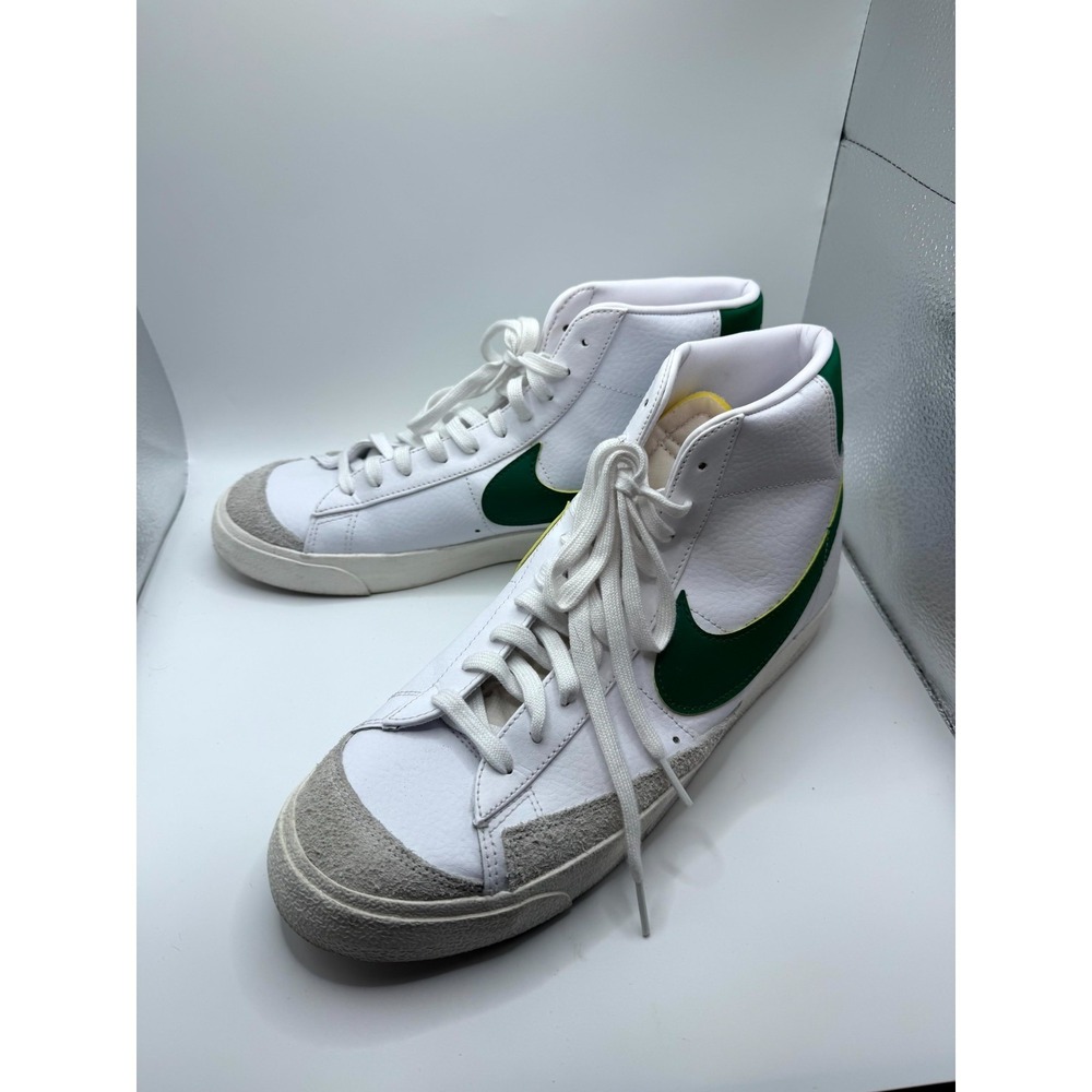 Nike Blazer Mid '77 Vintage‎ BQ6806-115 Mens 12 Sneaker White Pine Green Shoes